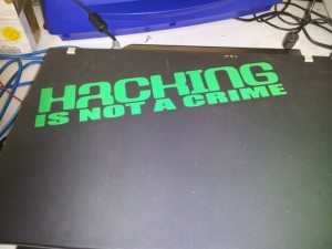 Hacking is not a crime Hacking is not a crime